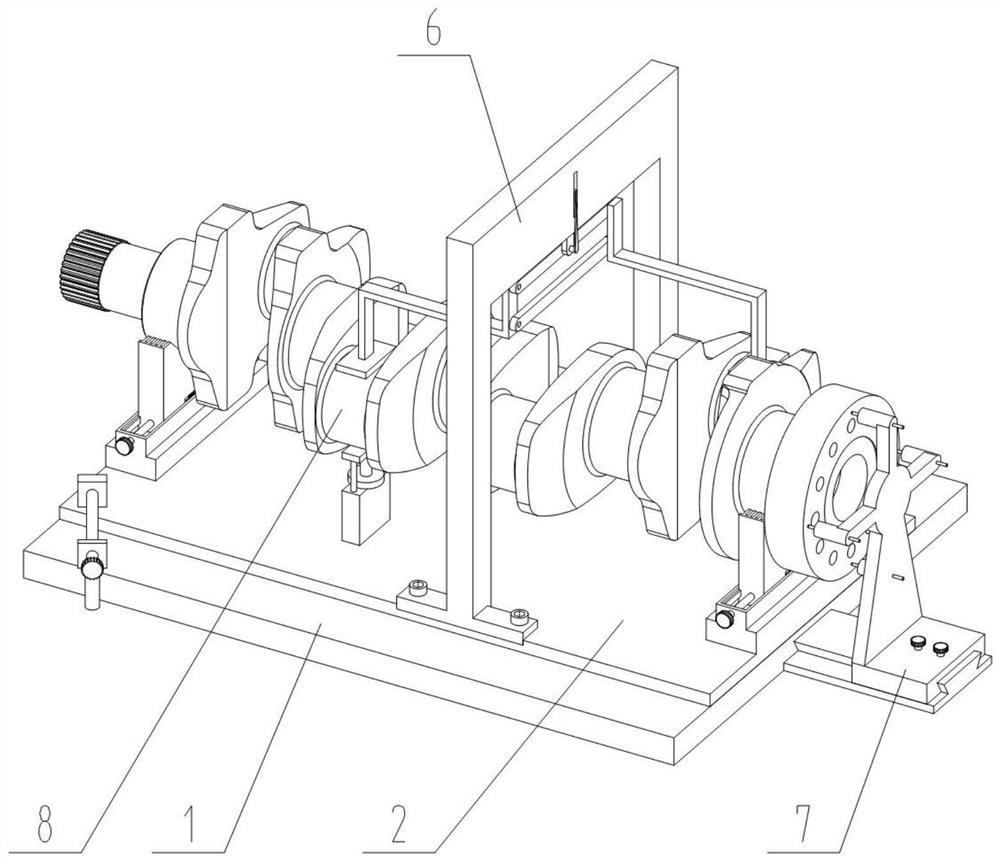 Detection and measurement quick alignment device for the production of heavy truck spare parts