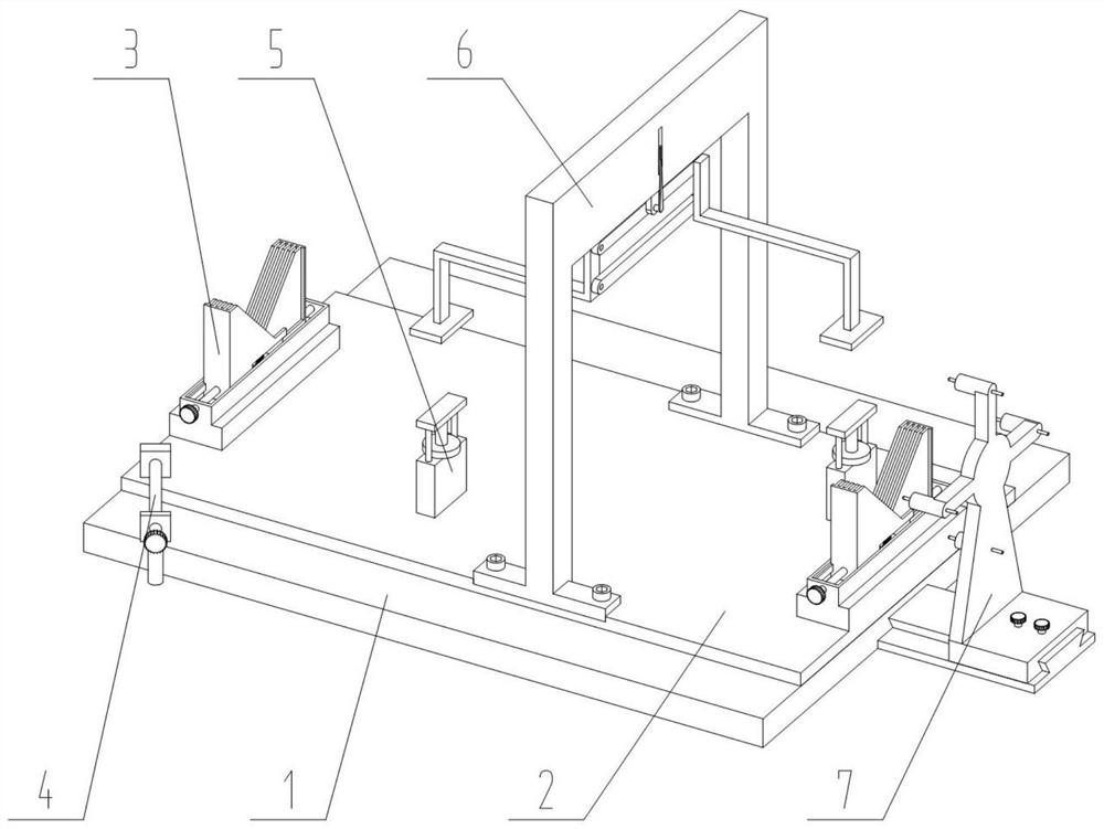 Detection and measurement quick alignment device for the production of heavy truck spare parts