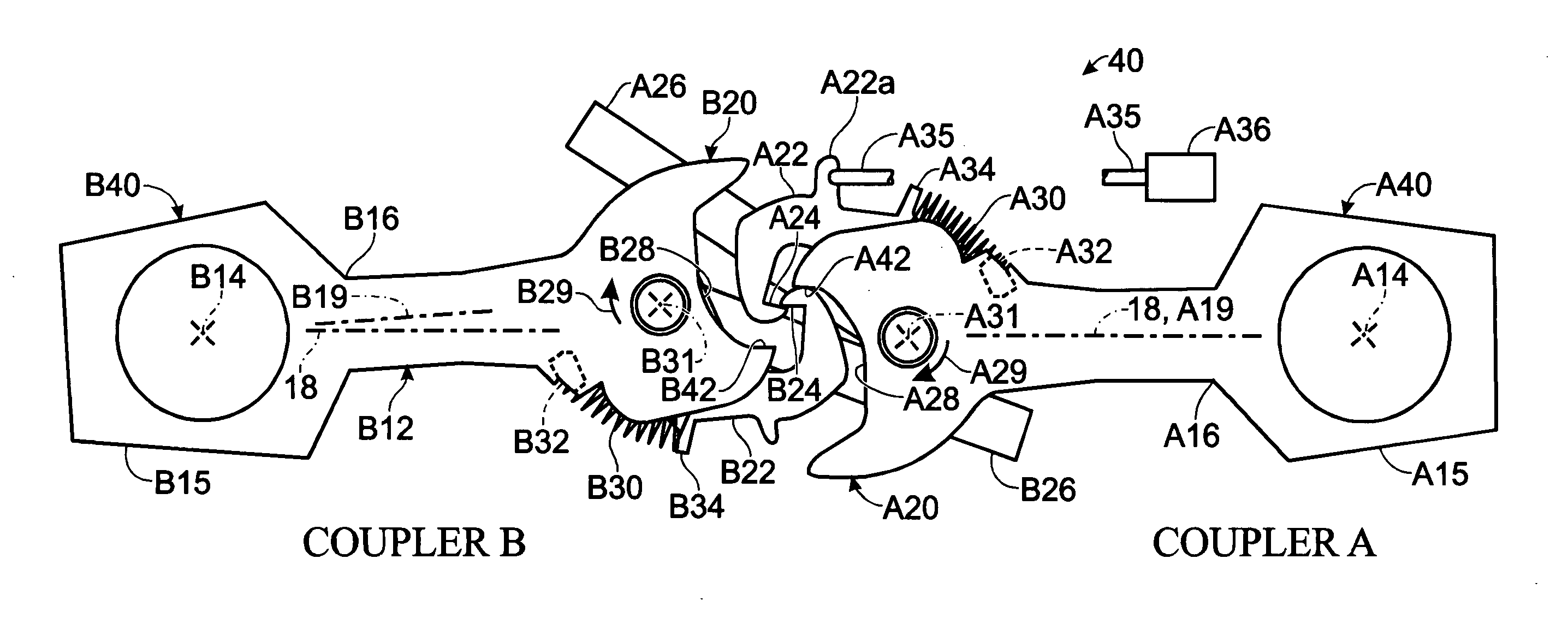 Model railroad coupler