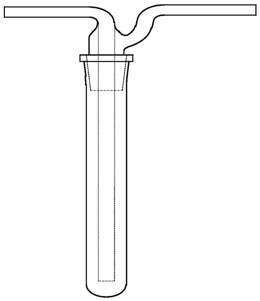 Device and method for measuring fluorine content in metallurgical slag melting agent