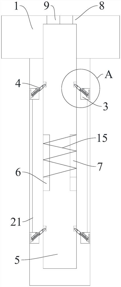 Split type self-locking bolt