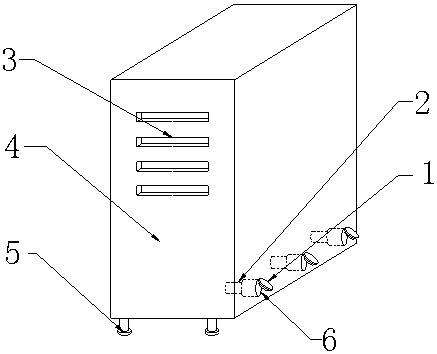 Outgoing-line device for switchgear