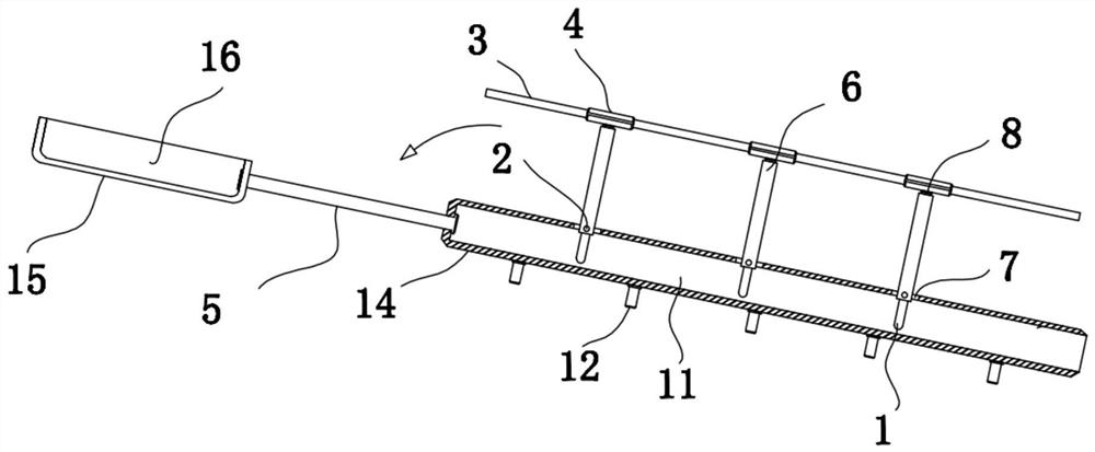 Slope protection drainage reinforcement device for water conservancy projects