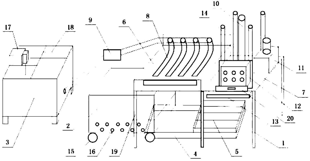 Spraying pressing device and method for excess waste glass fiber material