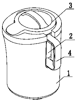 Split type soybean milk machine