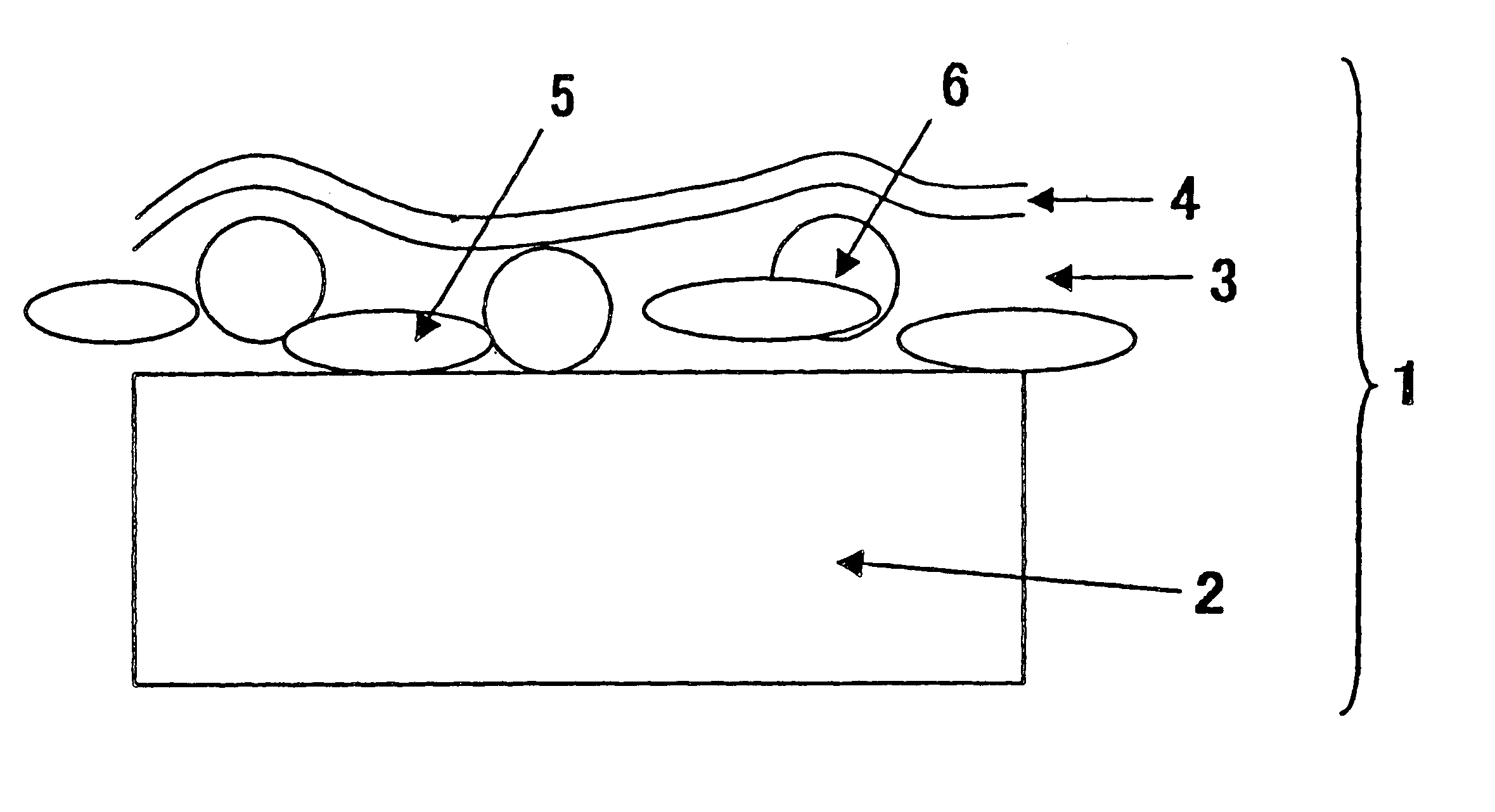 Diffusing film comprising transparent resin and scatterers