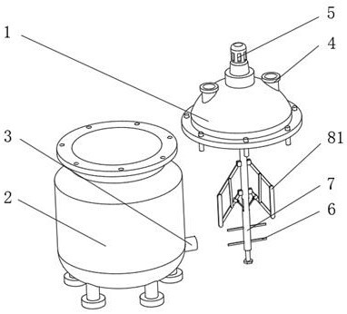 Reaction device for Chinese patent medicine production