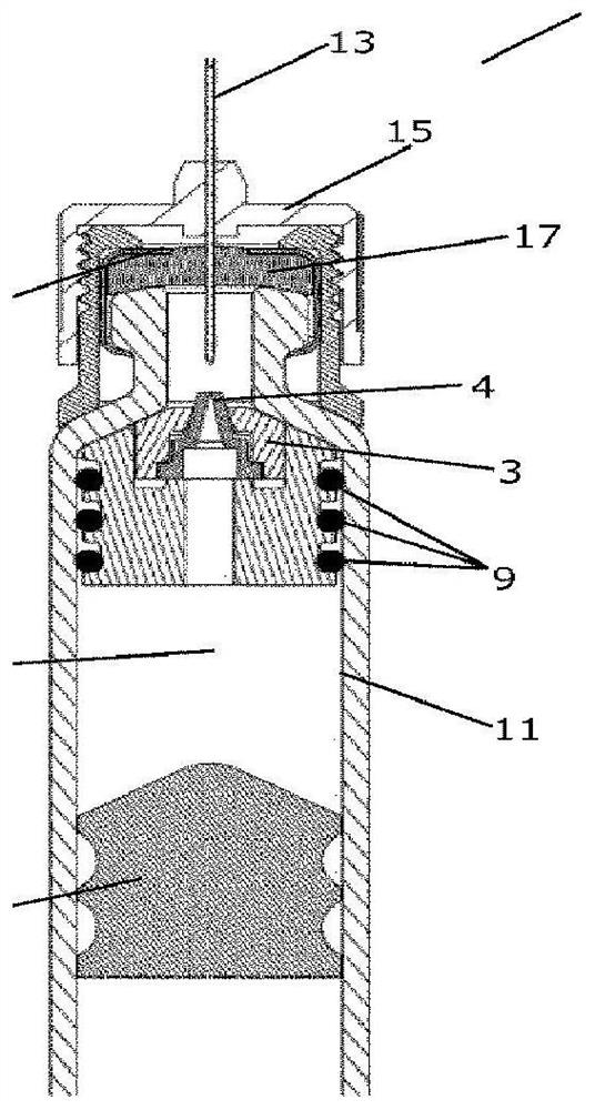 Drug injection cartridge and drug injector comprising same