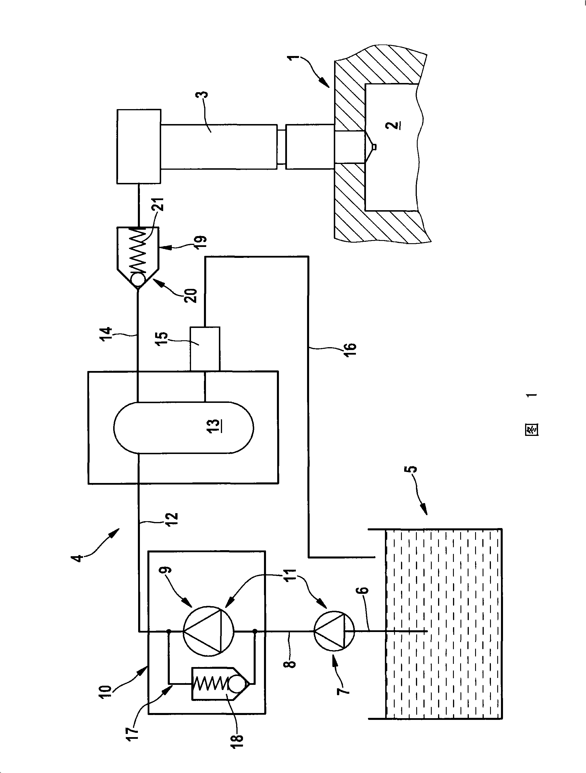 Injector system for combustion engines operated on fuel, in particular heavy oil