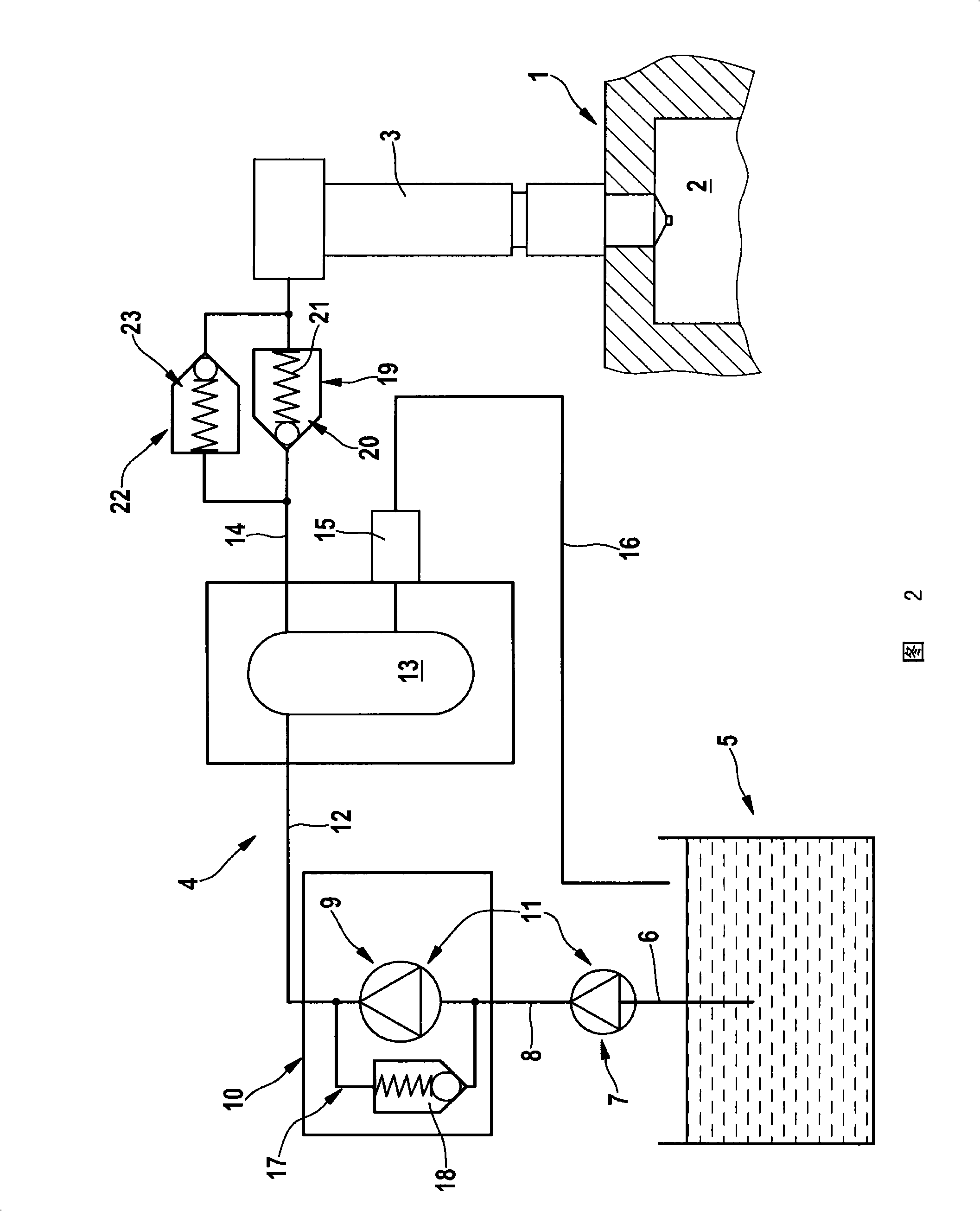 Injector system for combustion engines operated on fuel, in particular heavy oil