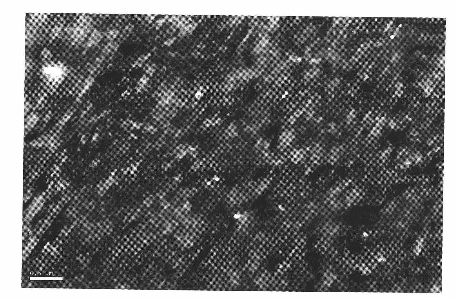 Bainite steel plate with high elongation, high strength and low carbon and production method thereof