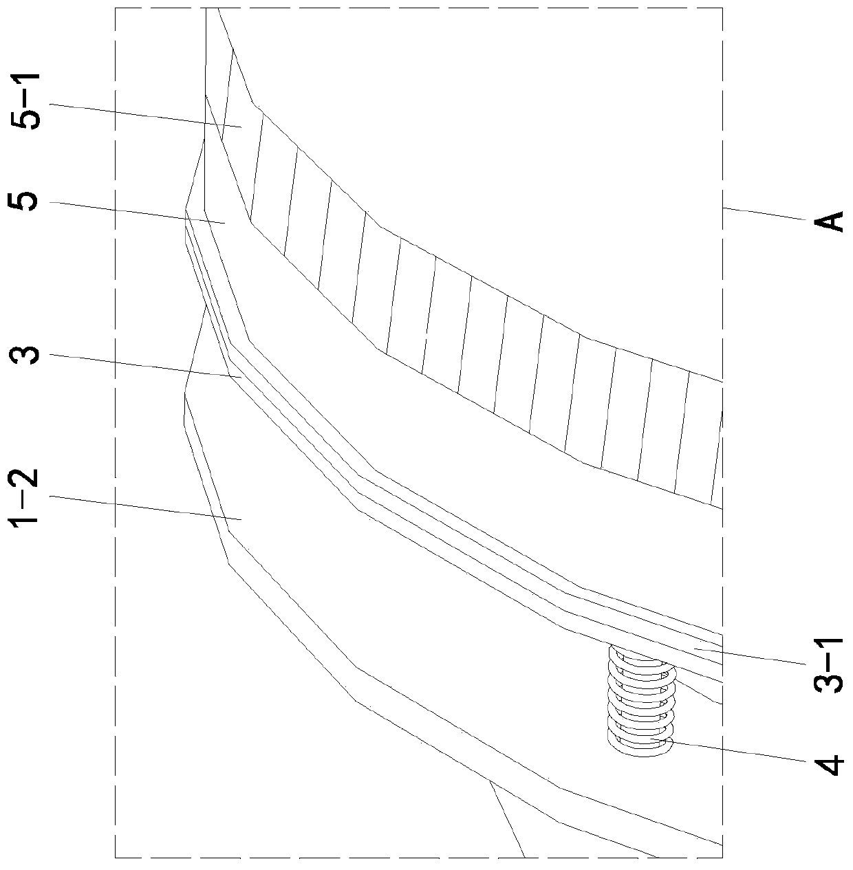 Heat exchange and cooling device of smelting furnace and operation method thereof