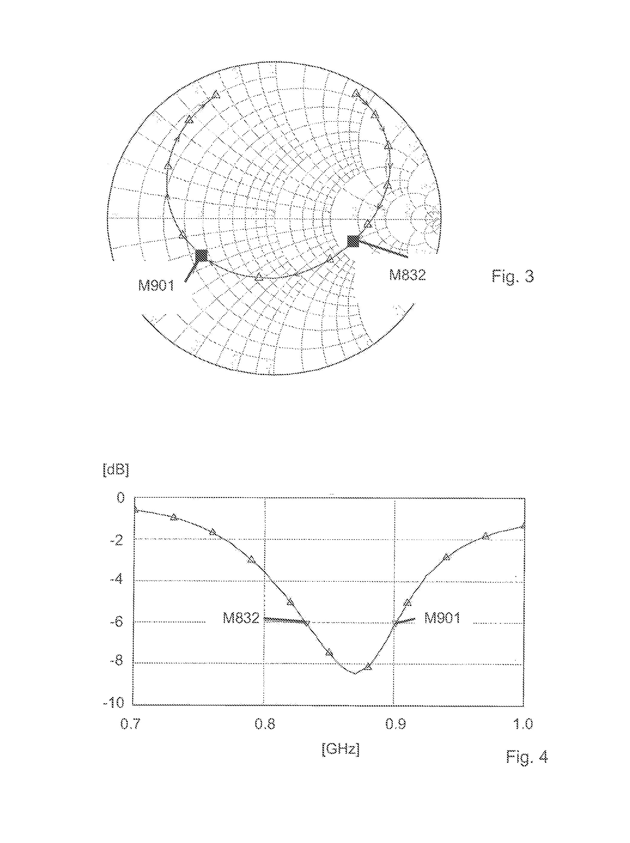 Mobile communication device with improved antenna performance