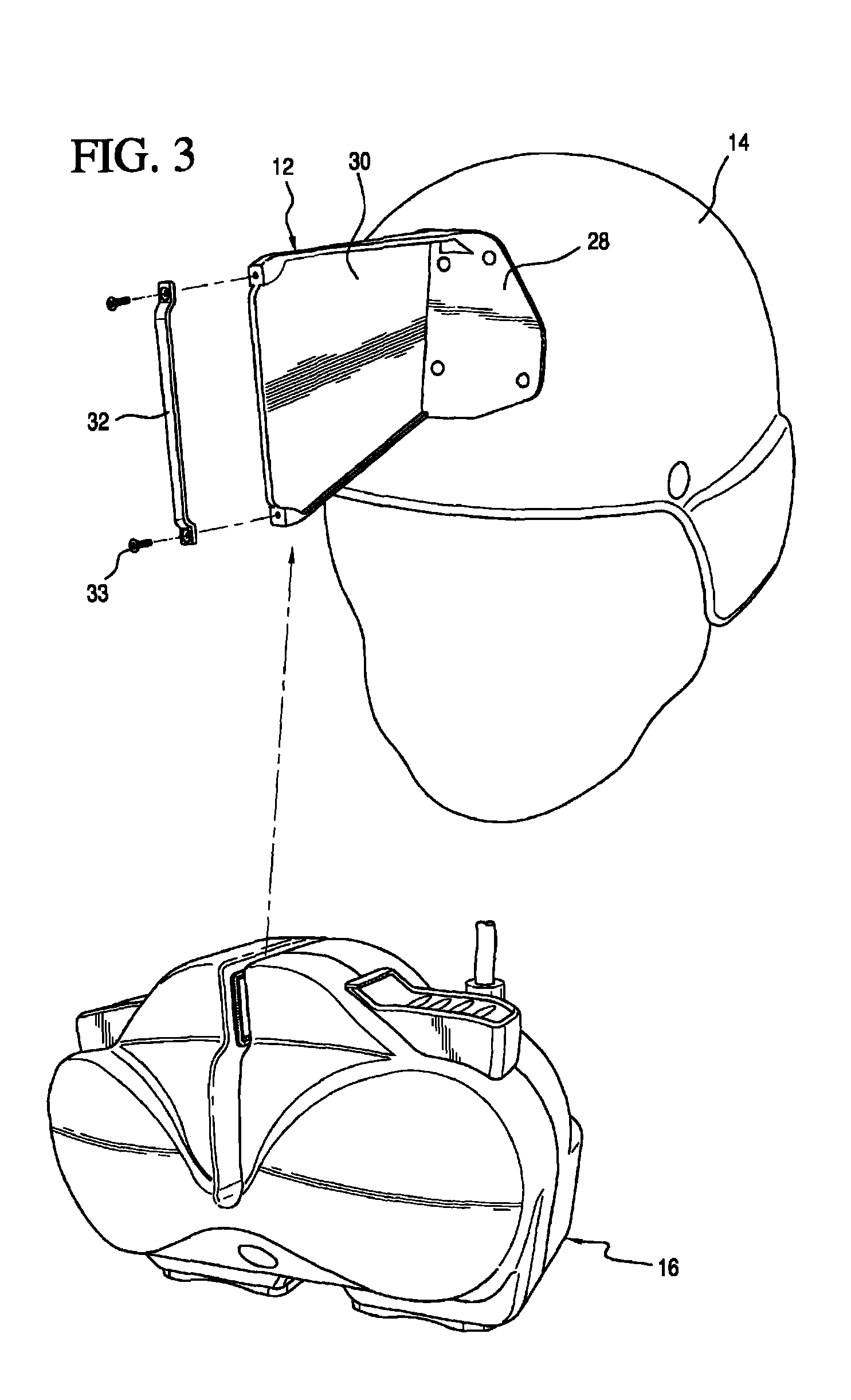 Quick adjustment mechanism for head or helmet mounted displays