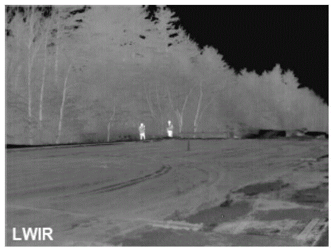 Infrared and low-light image fusion method based on edge information and support transformation