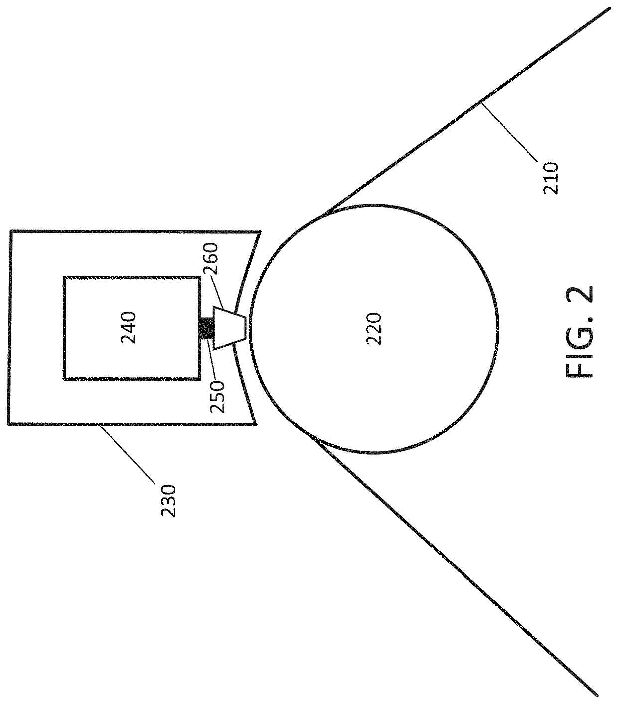 Active spacing control for contactless tape recording