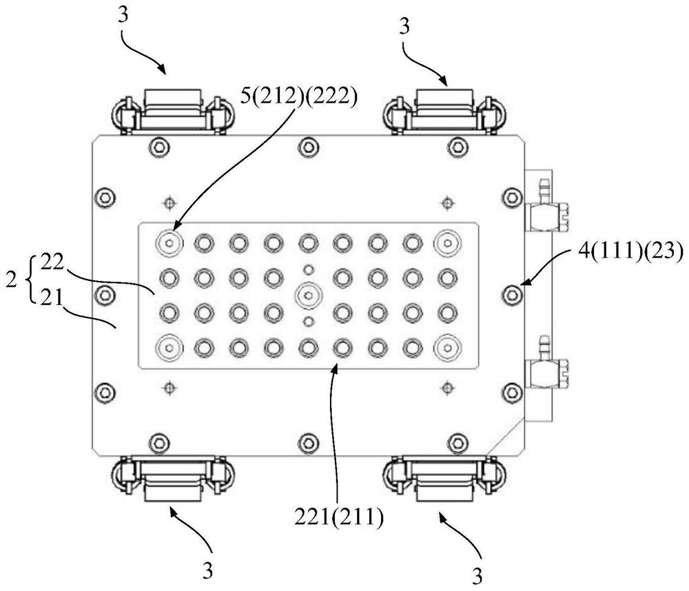 Optical device test fixture and test device thereof