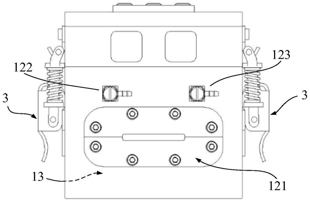 Optical device test fixture and test device thereof