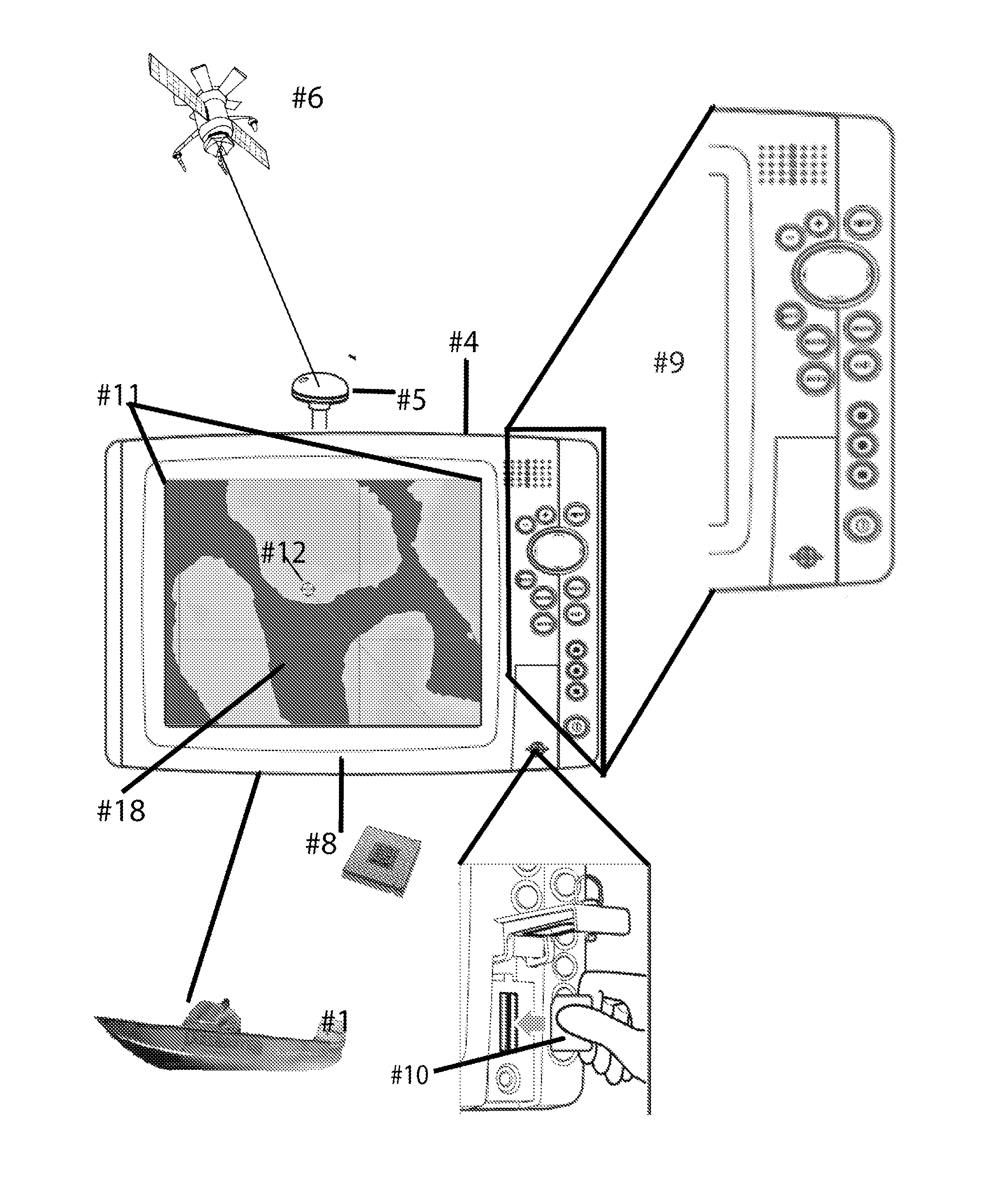 Shallow water highlight method and display systems