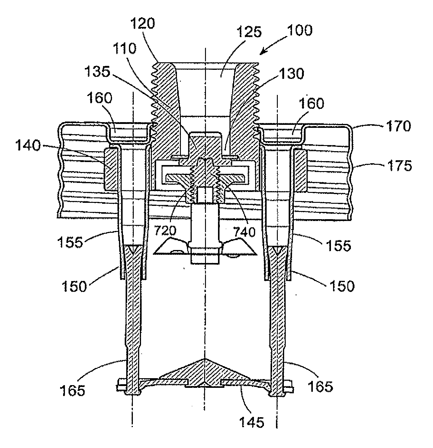 Concealed horizontal sidewall sprinkler