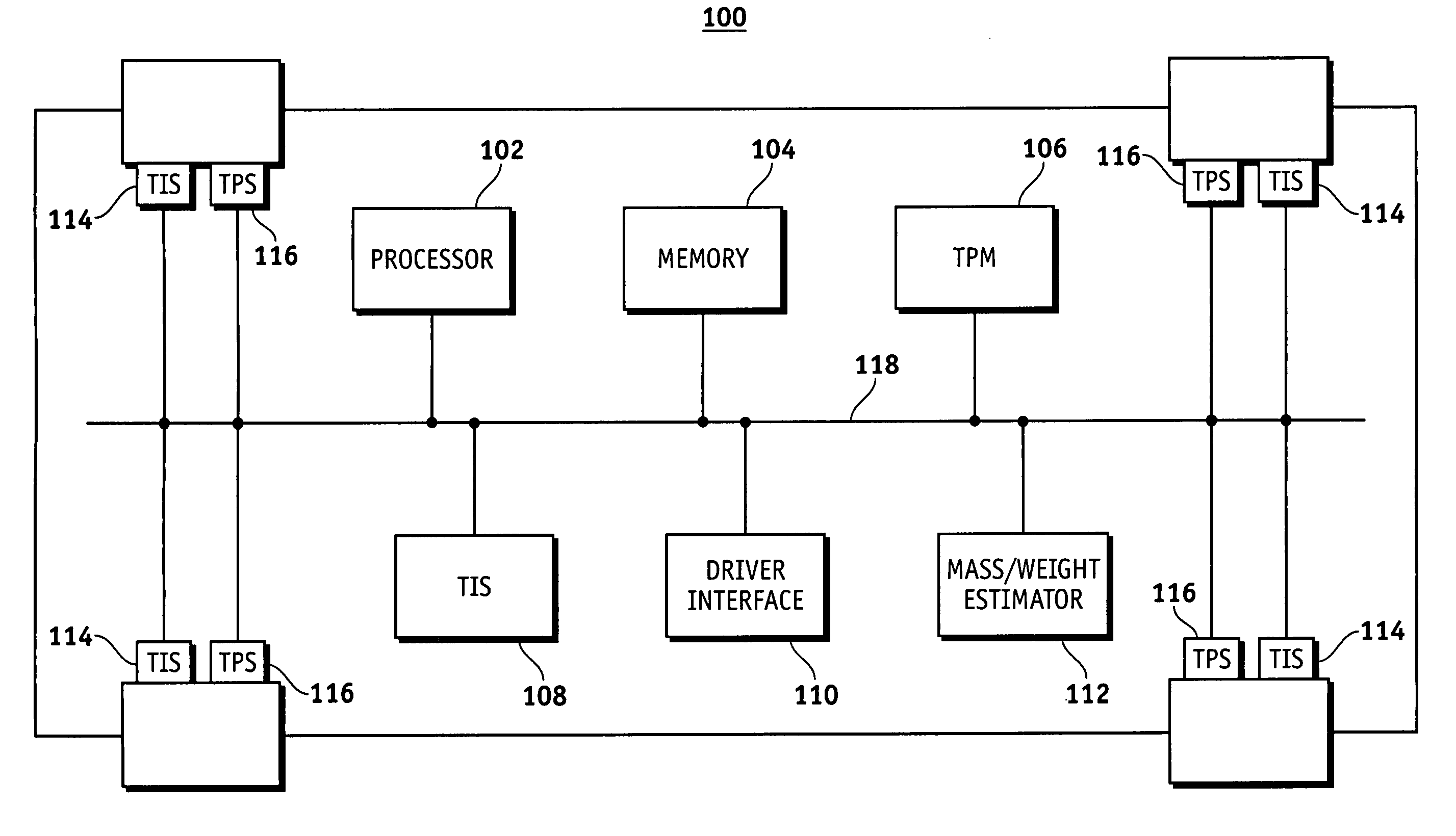 System and method for determining proper tire inflation pressure based on current vehicle mass conditions