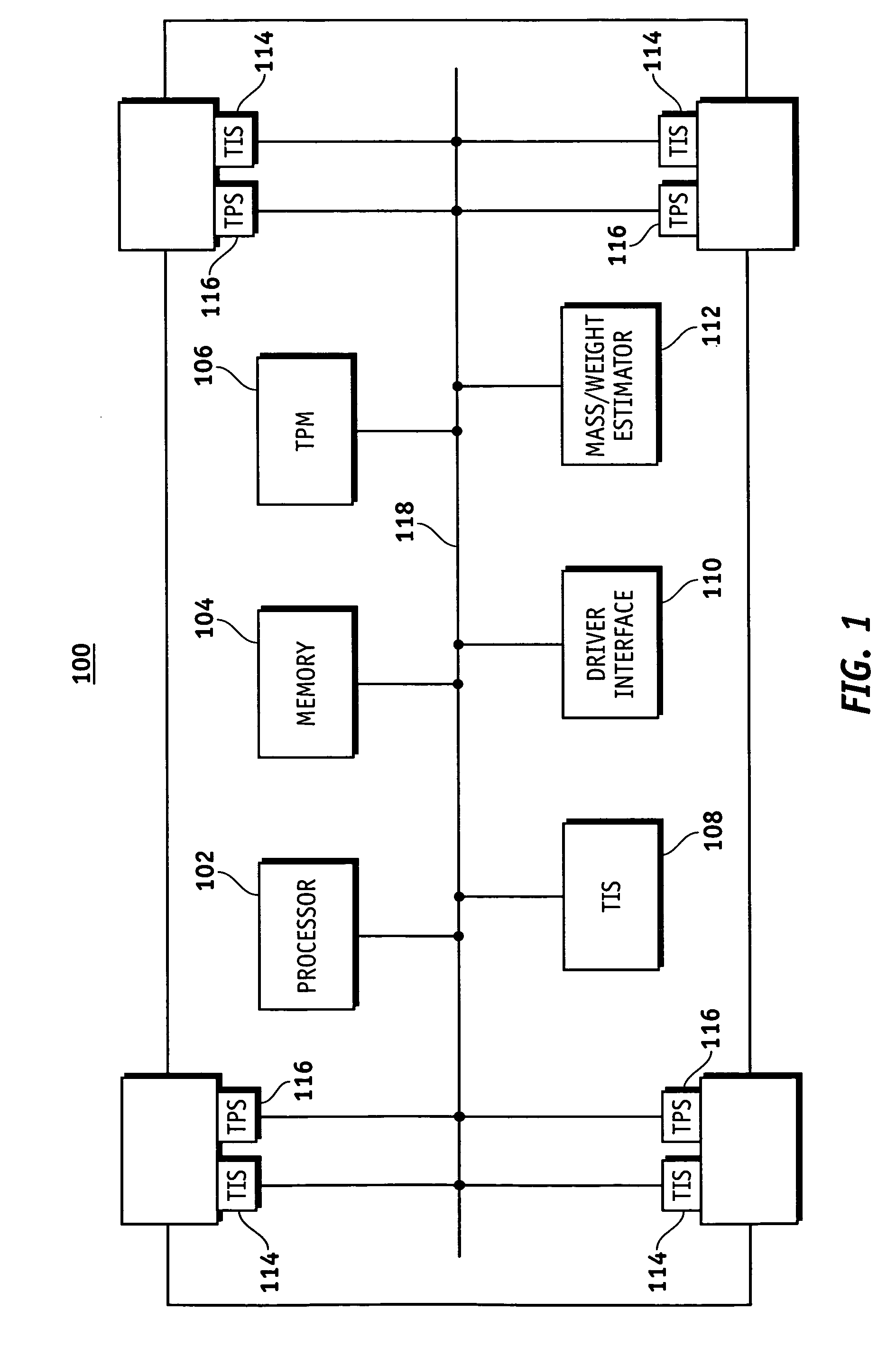 System and method for determining proper tire inflation pressure based on current vehicle mass conditions