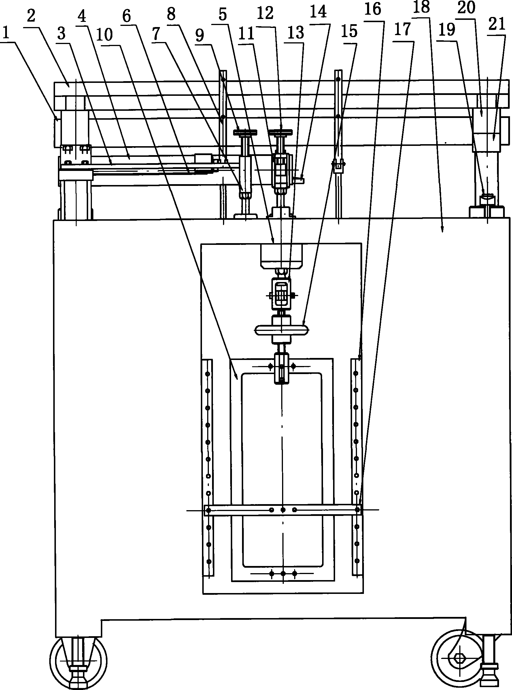 Dynamic and static mechanics integrated test platform