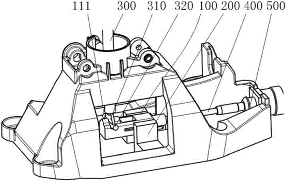 Gear selecting and shifting device