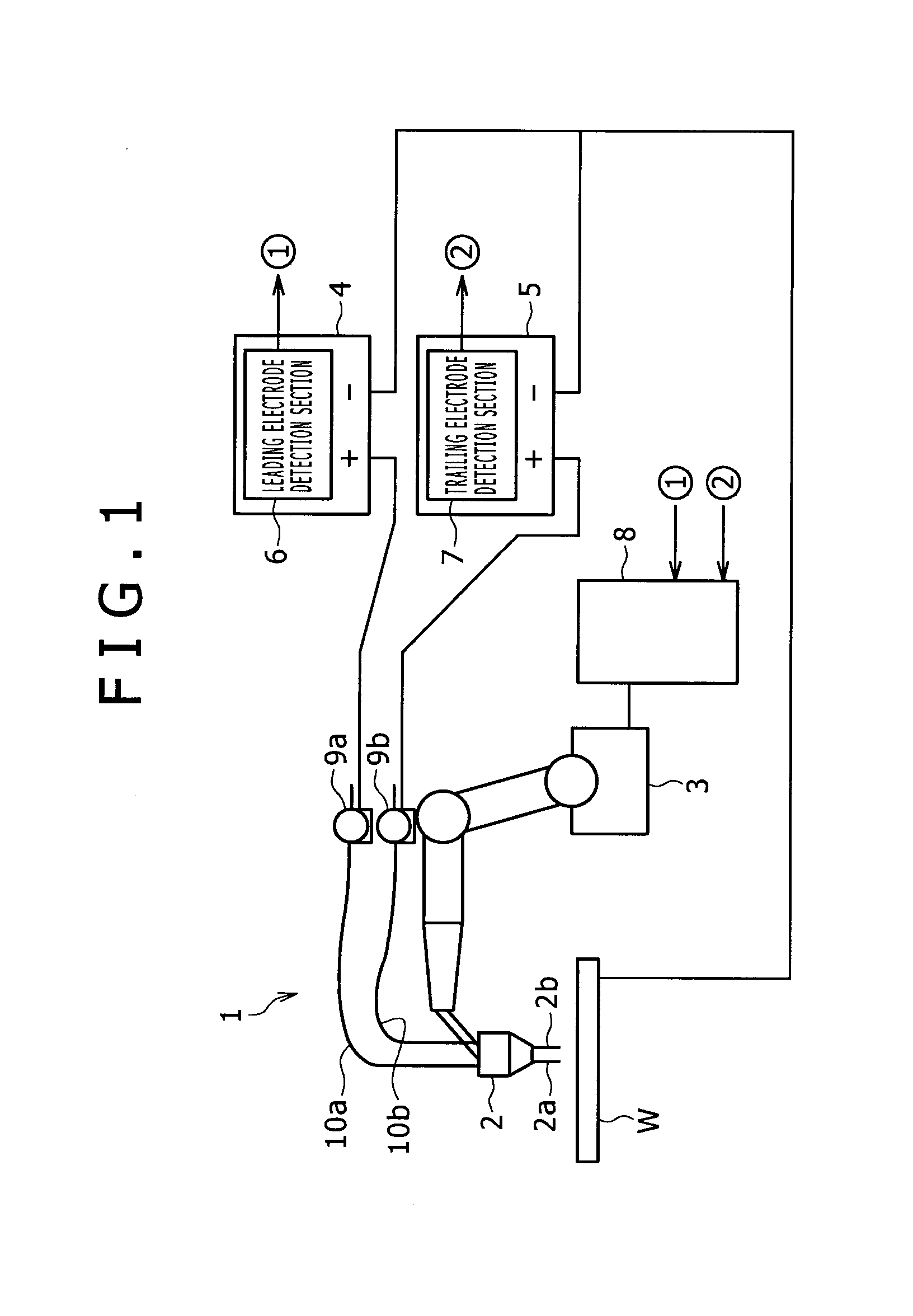 Robot control unit for controlling tandem arc welding system, and arc-sensor control method using the unit