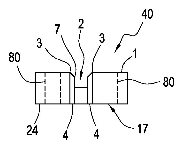 Corrosion reducing minimum contact clamp for supporting and securing tubing