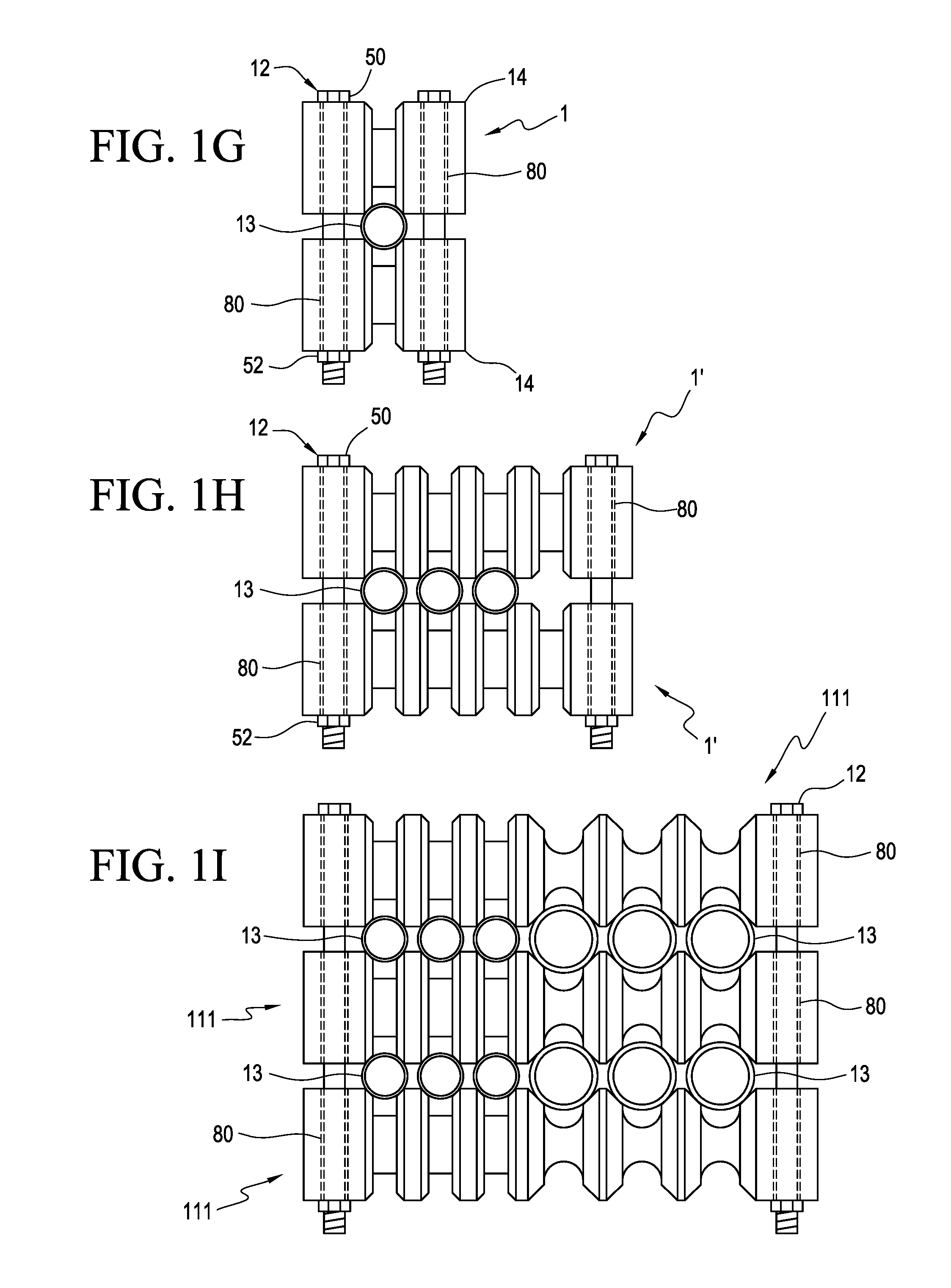 Corrosion reducing minimum contact clamp for supporting and securing tubing