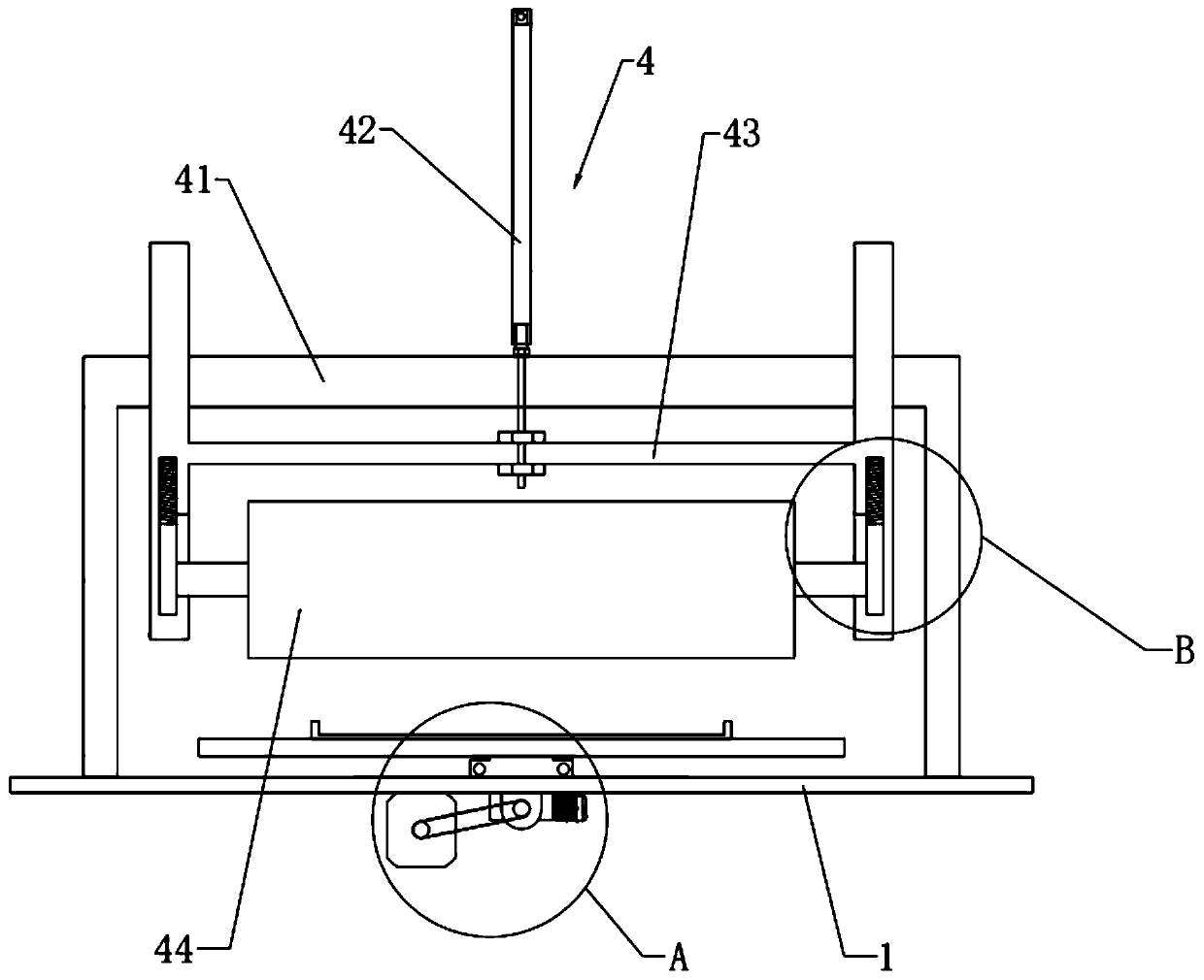 Optimized structure of rolling tool