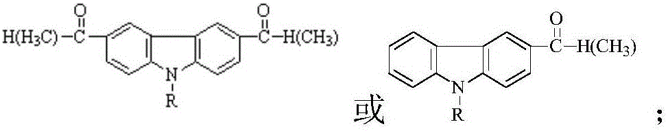 Schiff base containing carbazolyl group and oxadiazole group and preparing method thereof