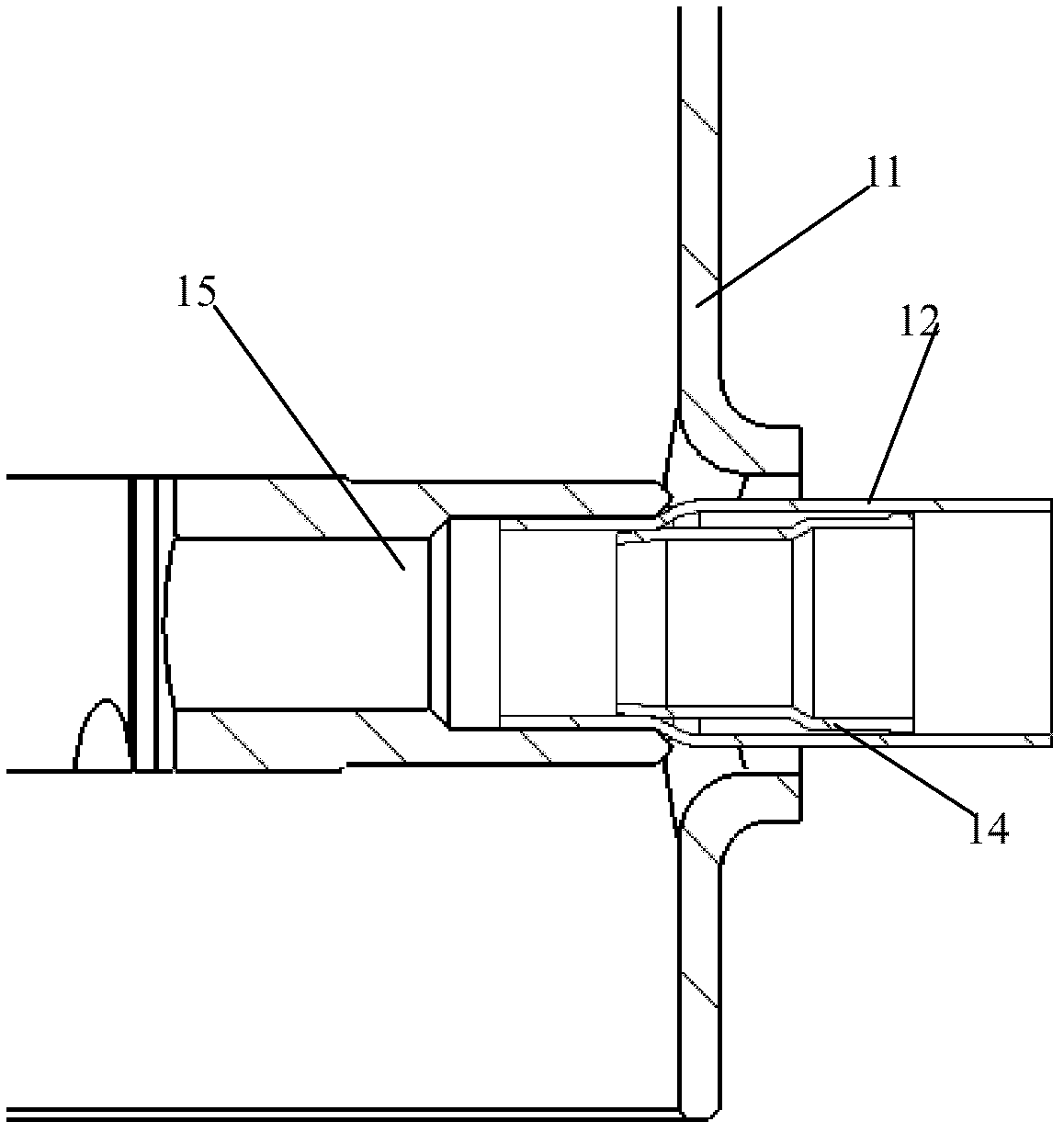 Suction opening structure of compressor