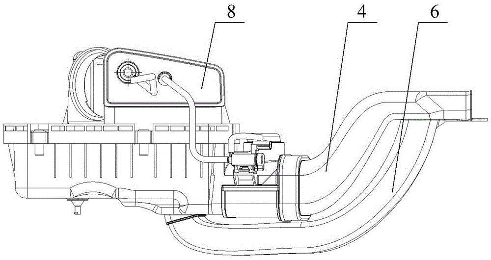 Automobile and its engine intake system
