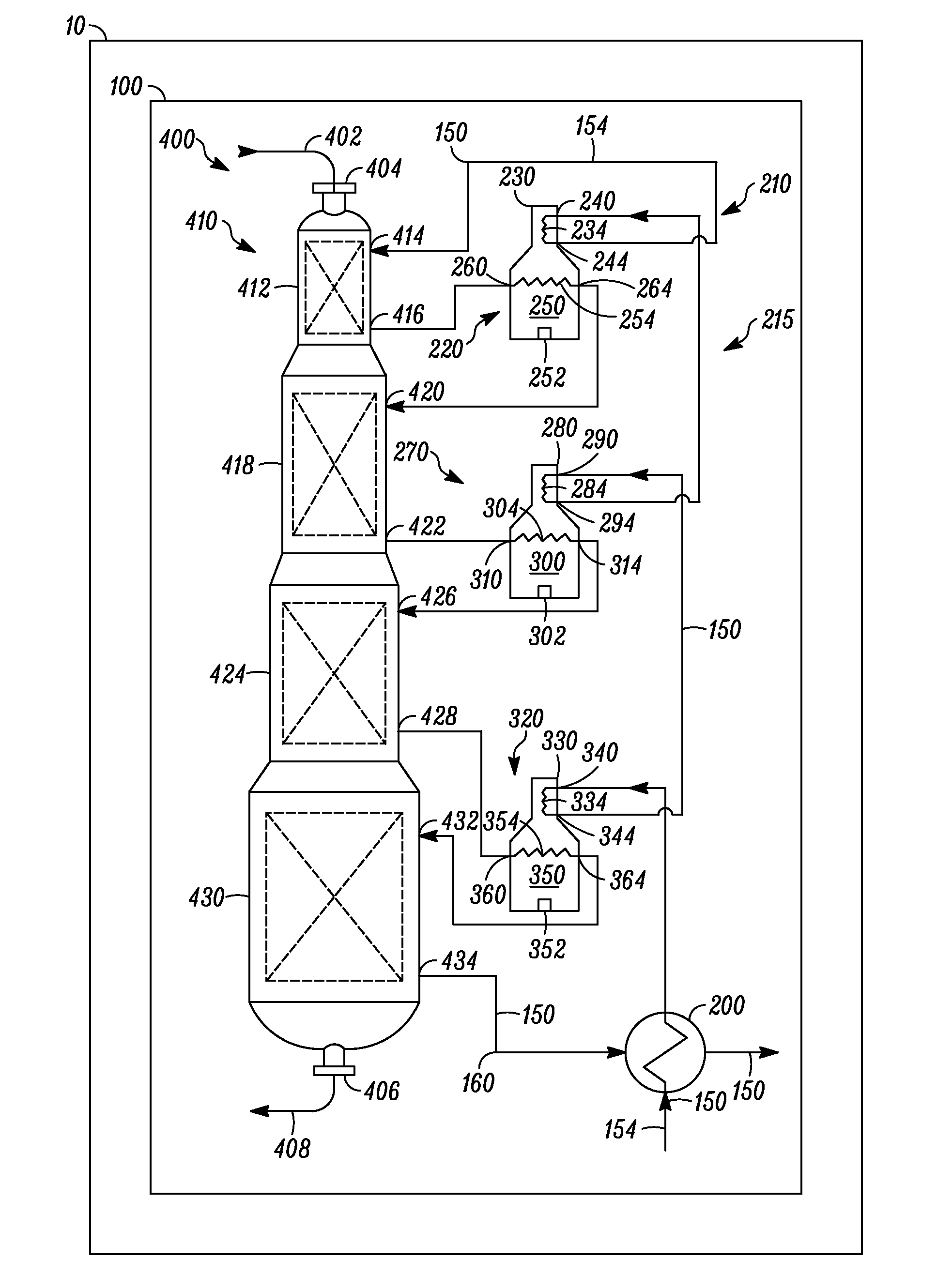 Process For Heating A Hydrocarbon Stream Entering A Reaction Zone With A Heater Convection Section