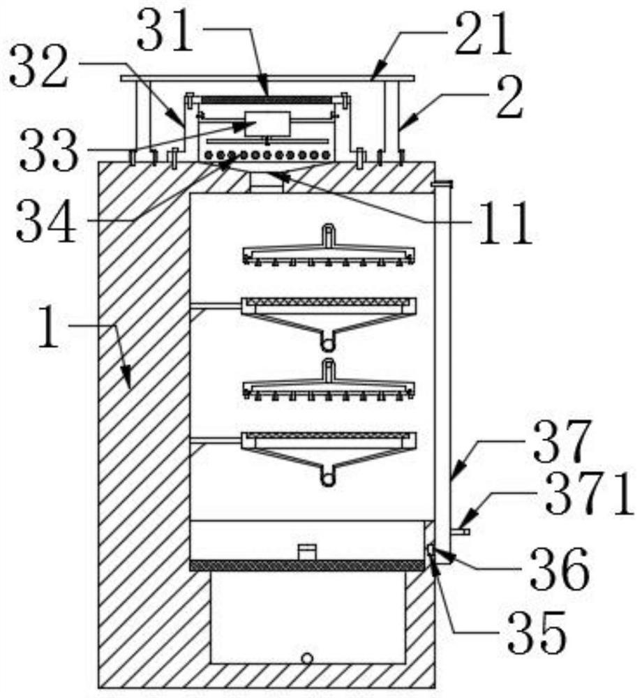 Shiitake mushroom planting device with good sterilization effect