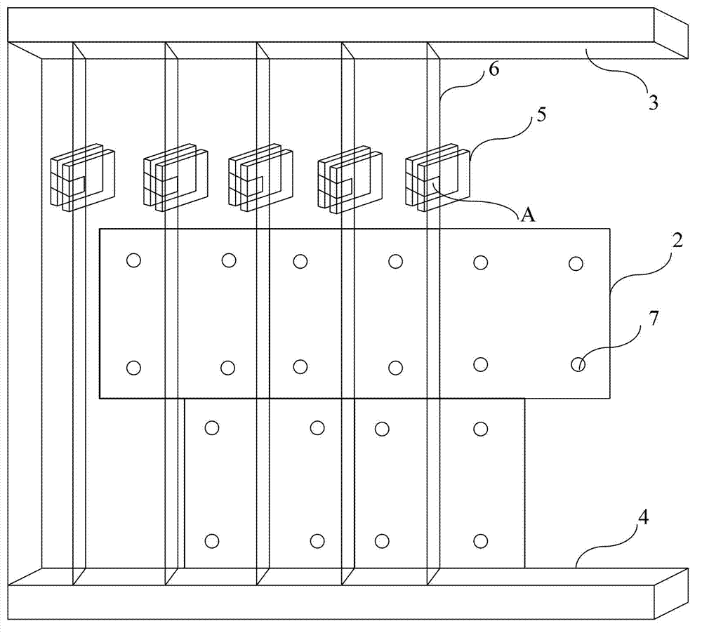 Ceramsite concrete wall panel system and installation process thereof