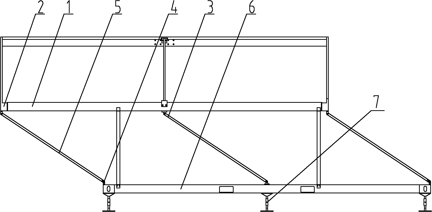 Method for building double-pitch roof unit activity house quickly