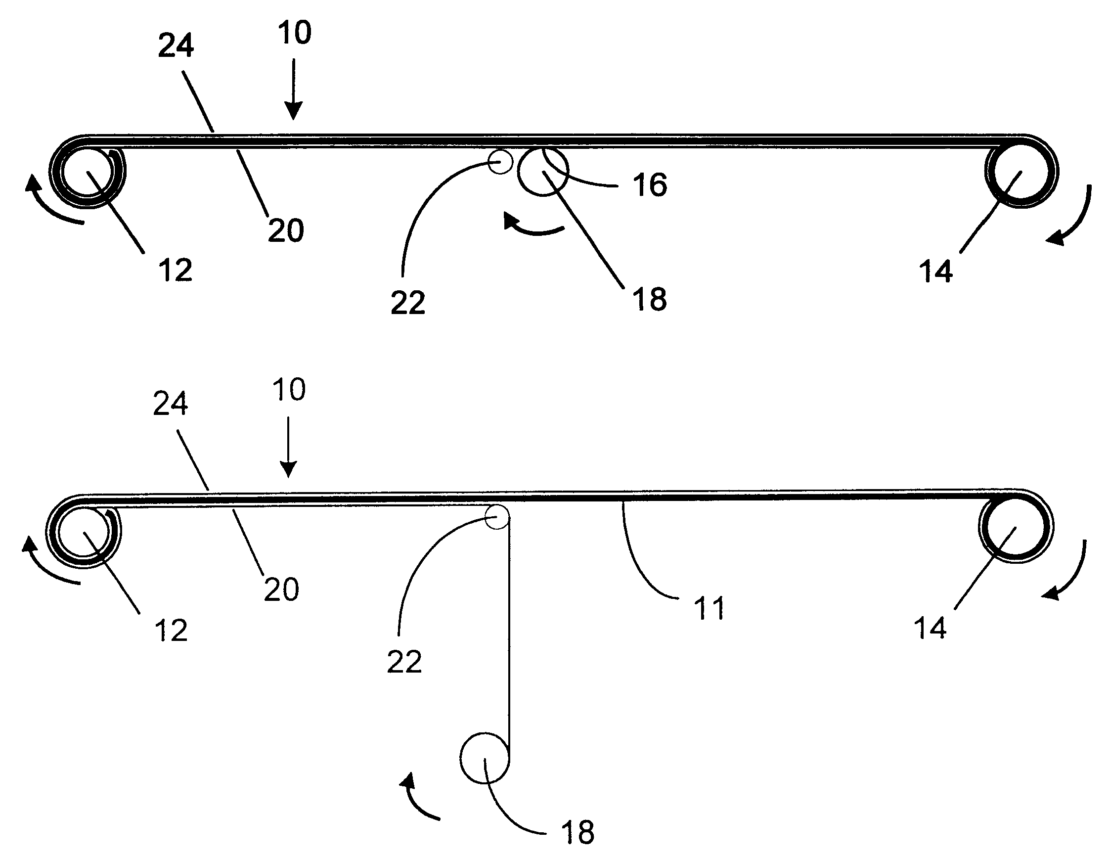 Method of making stripped porous polymer films