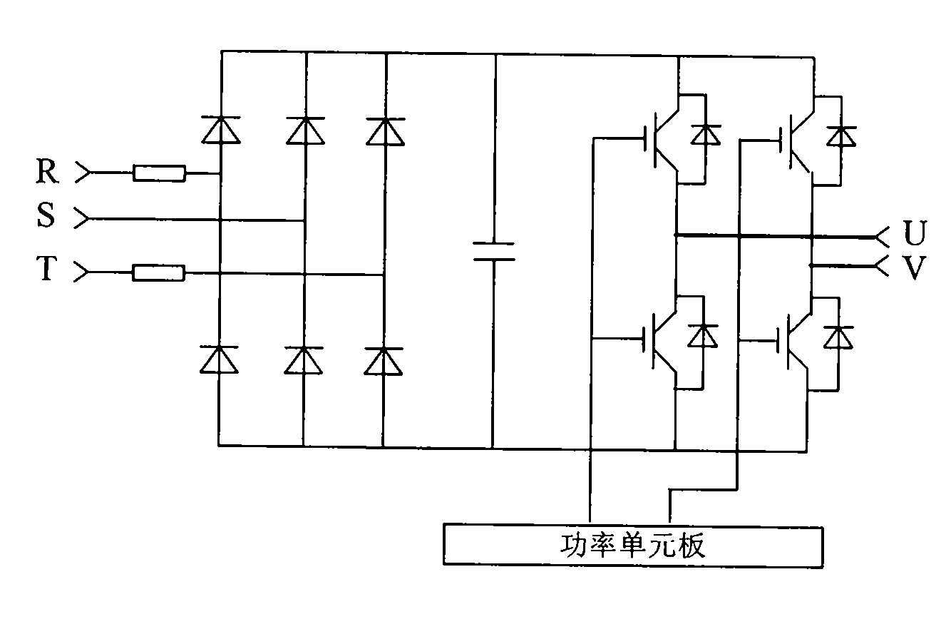 Instantaneous power-down rebooting method for grid of high-voltage frequency converter