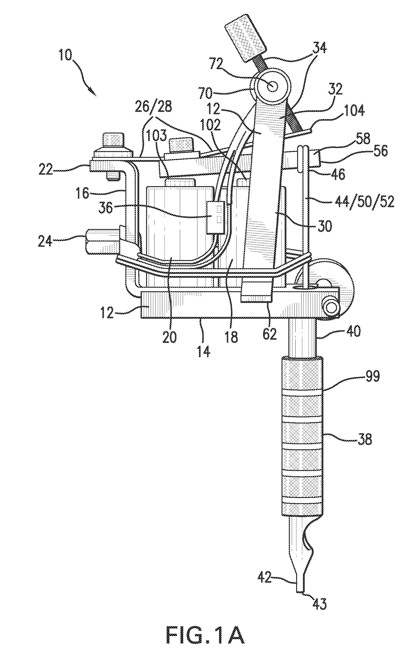 Control device for a tattoo machine, and tattoo system