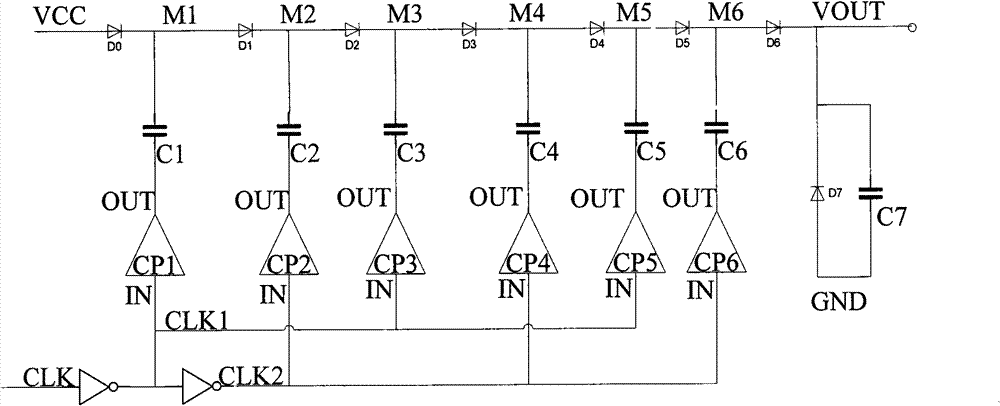 Charge pump, charge pump booster circuit and operating method thereof