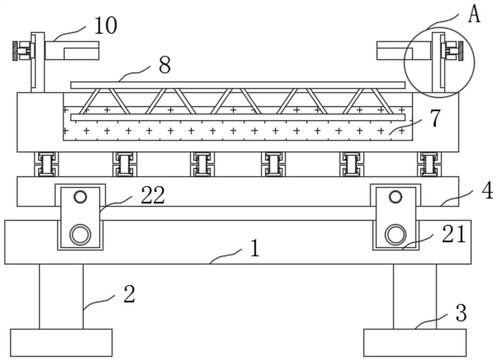 Vibrating device for producing steel bar truss concrete laminated slab