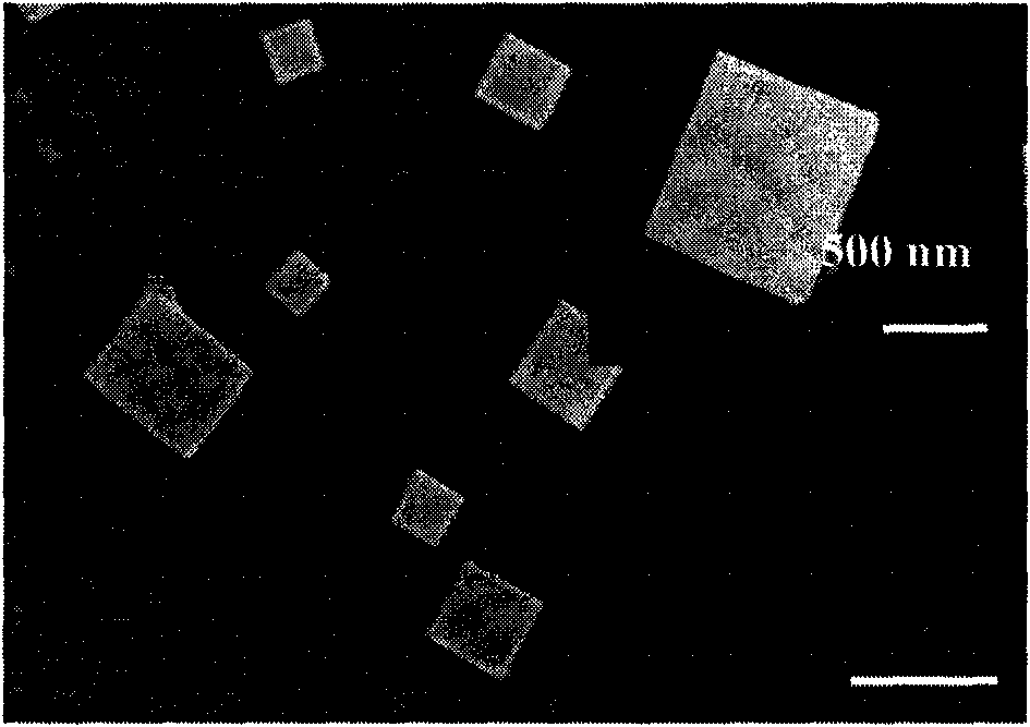 Preparation method of 1, 3-diphenyl-2-pyrazoline nano particle with laminar structure