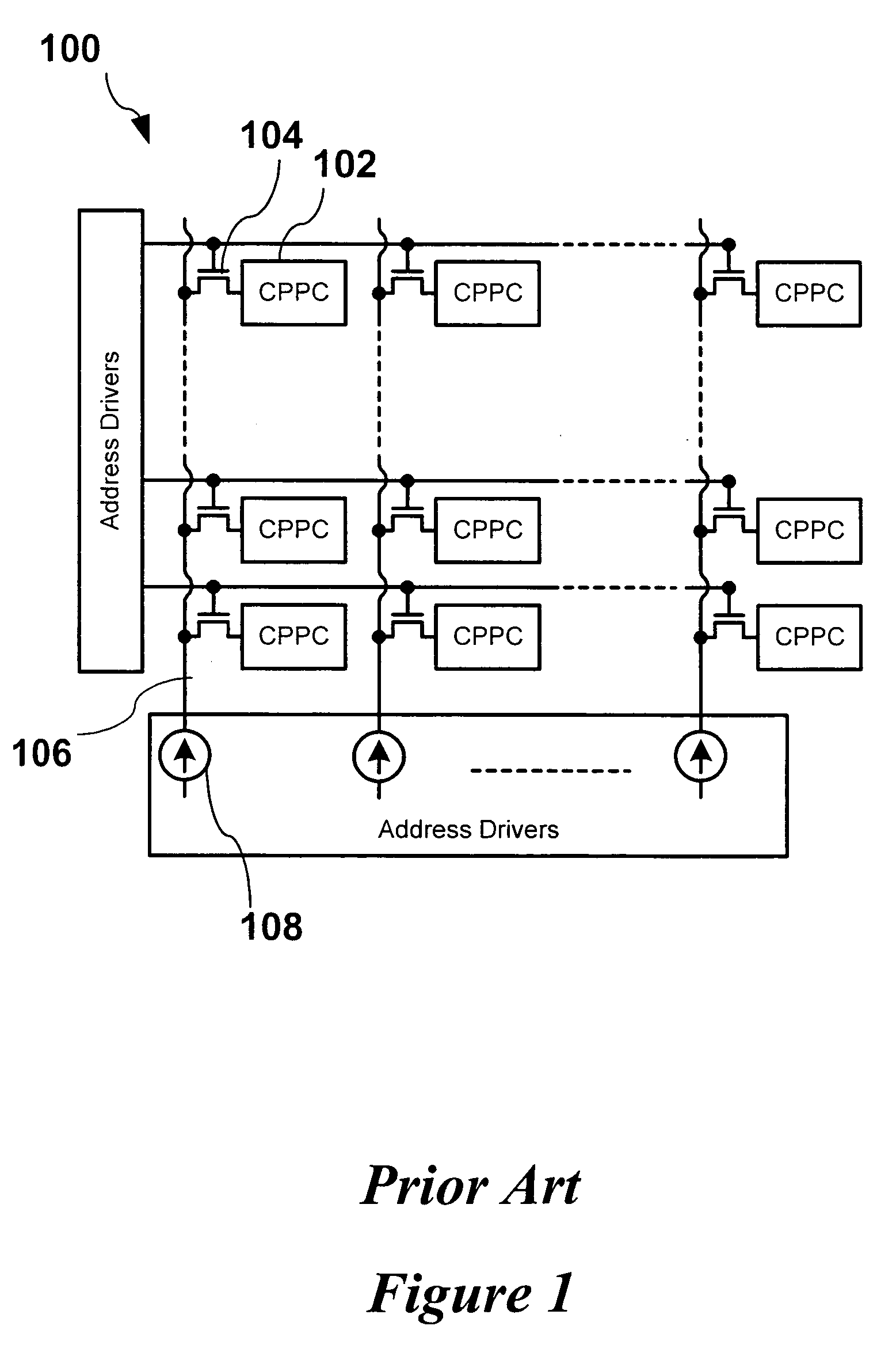 Driving circuit for current programmed organic light-emitting diode displays