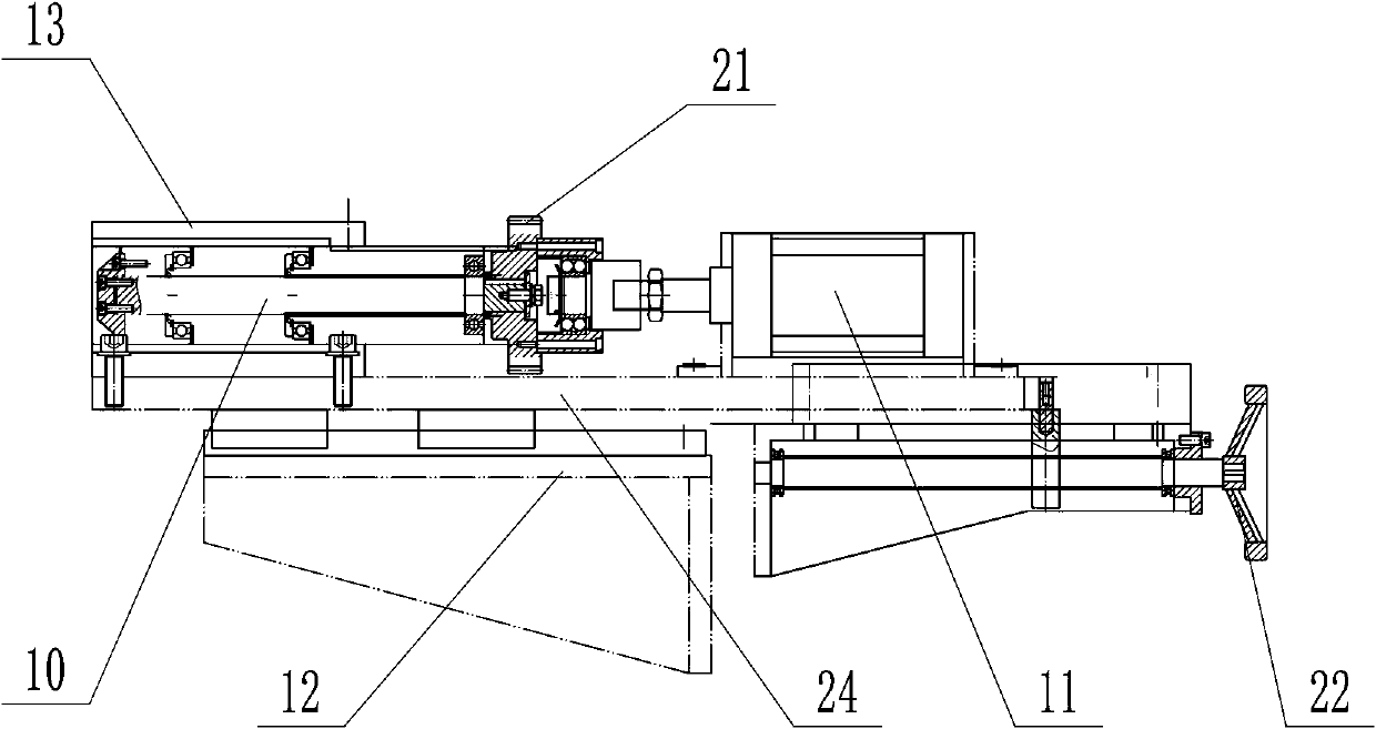 Automatic conveying and trimming device for plastic film roll