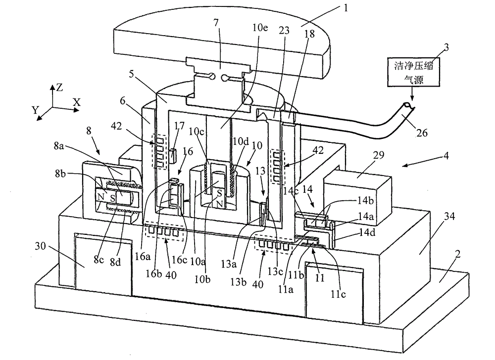 Double-layer orthogonal air floatation decoupling and two-dimensional flexible hinge angular decoupling electromagnetic damping vibration isolator