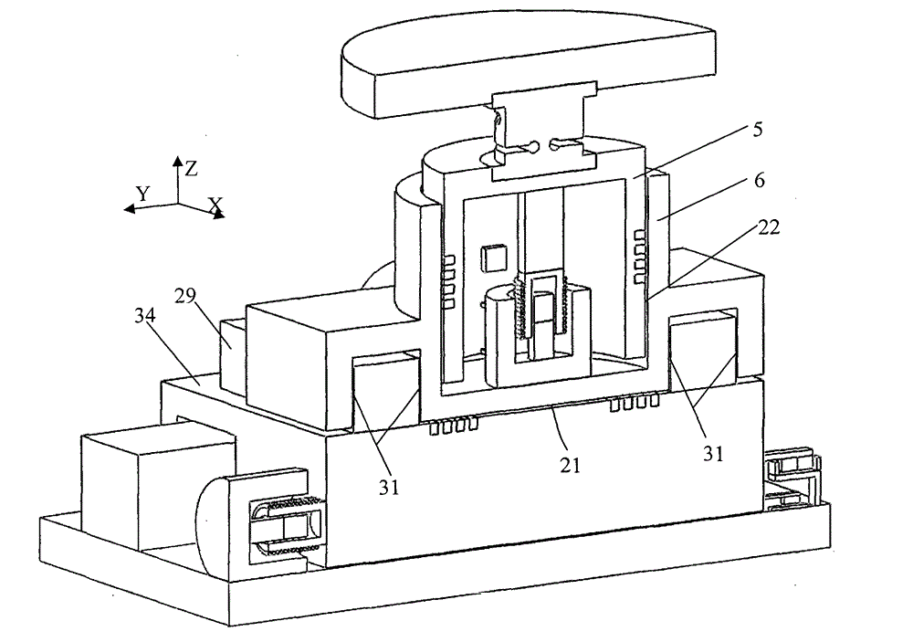 Double-layer orthogonal air floatation decoupling and two-dimensional flexible hinge angular decoupling electromagnetic damping vibration isolator