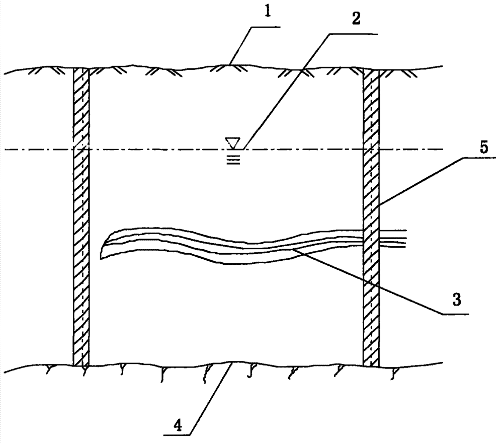 Method for realizing water-preserved mining by utilizing curtain grouting technology